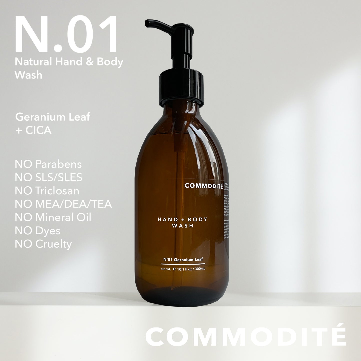 Geranium Leaf Natural Hand & Body Wash