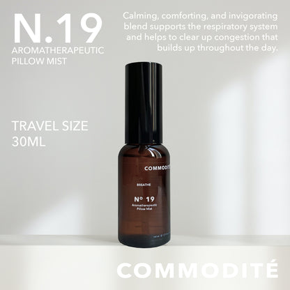 N.19 Breathe Aromatherapeutic Pillow Mist